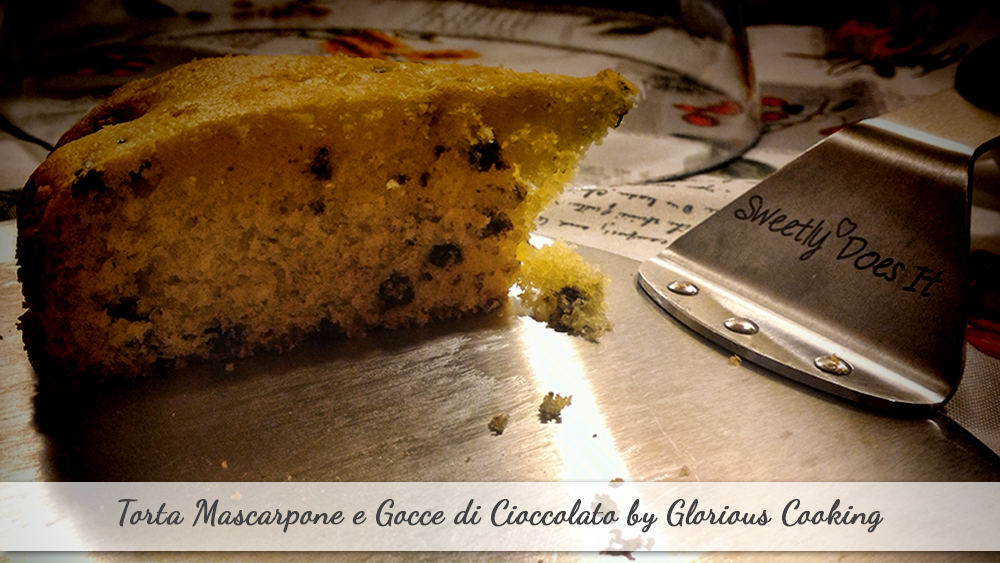 Torta al mascarpone e gocce di cioccolato