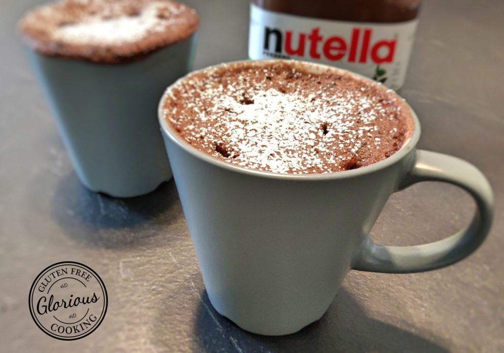 Mug Cake Senza Glutine alla Nutella